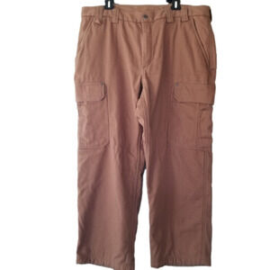 Duluth Trading Company Insulated Canvas Cargo Pants For Workplace Size 42 × 30